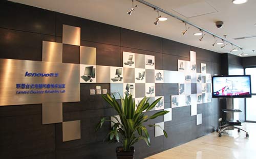 公司大厅不锈钢logo形象墙设计制作